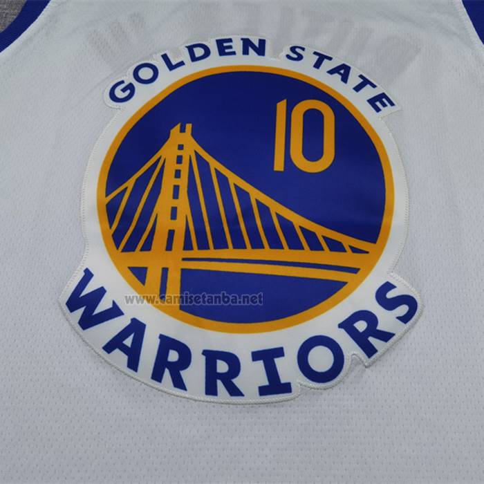 Camiseta Golden State Warriors Jimmy Butler III NO 10 Association 2024-25 Blanco